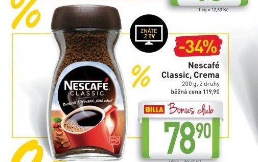 Instantní káva Nescafé Classic