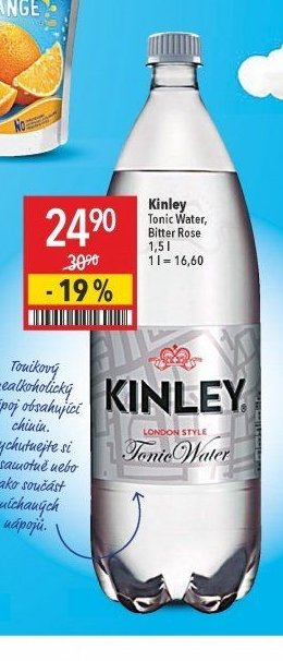 Kinley Tonic Water, Bitter Rose