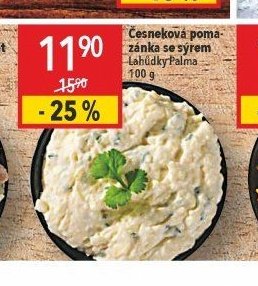 Česneková pomazánka se sýrem