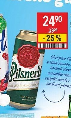 Pilsner Urquell světlý ležák plech