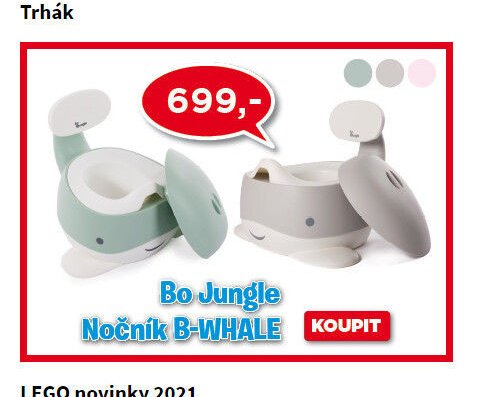 Bo Jungle Nočník B-WHALE