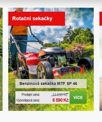 Benzínová sekačka MTF SP 46 - Mountfield akcniletaky.com