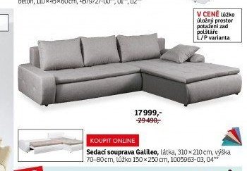 Sedací souprava Galileo - ASKO akcniletaky.com