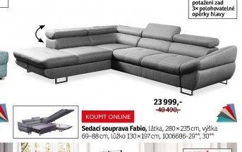 Sedací souprava Fabio - ASKO akcniletaky.com