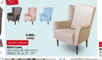 Křeslo Canto - ASKO akcniletaky.com