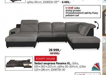 Sedací souprava Panama XL - ASKO akcniletaky.com