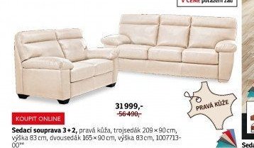 Sedací souprava 3+2 - ASKO akcniletaky.com