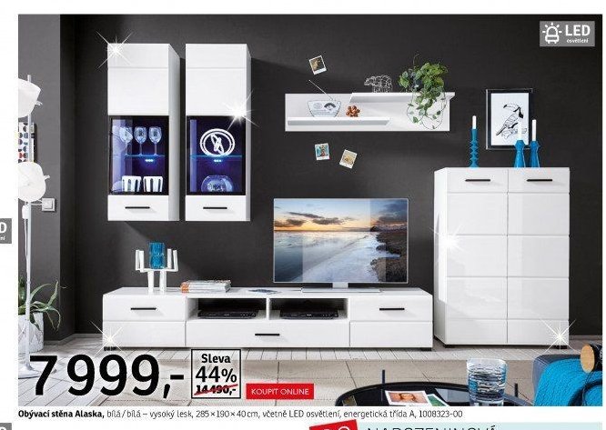 Obývací stěna Alaska - ASKO akcniletaky.com