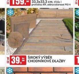 ŠIROKÝ VÝBĚR CHODNÍKOVÉ DLAŽBY
