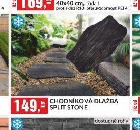 CHODNÍKOVÁ DLAŽBA SPLIT STONE