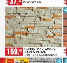 VNITŘNÍ OBKLADOVÝ KÁMEN PADVA