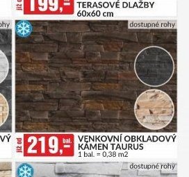VENKOVNÍ OBKLADOVÝ KÁMEN TAURUS