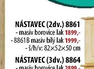 NÁSTAVEC (2dv.) 8861 - IDEA nábytek akcniletaky.com