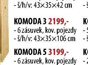 KOMODA 3 - IDEA nábytek akcniletaky.com