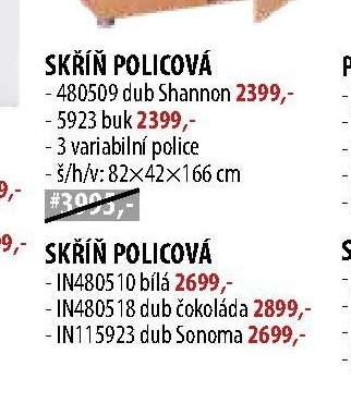 SKŘÍŇ POLICOVÁ - IDEA nábytek akcniletaky.com