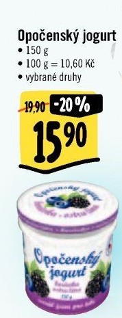 Jogurt ochucený Opočenský Bohemilk
