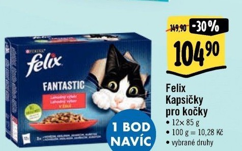 Kapsičky pro kočky Felix Purina
