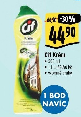 Krémový čistič Cif Cream