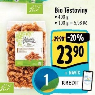 Těstoviny bio Nature'
