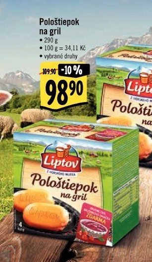 Pološtiepok na gril