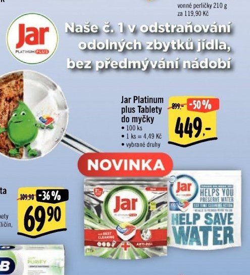 Jar Platinum plus Tablety do myčky