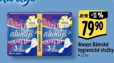Always Dámské hygienické vložky