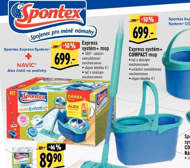 Spontex Express systém+ mop