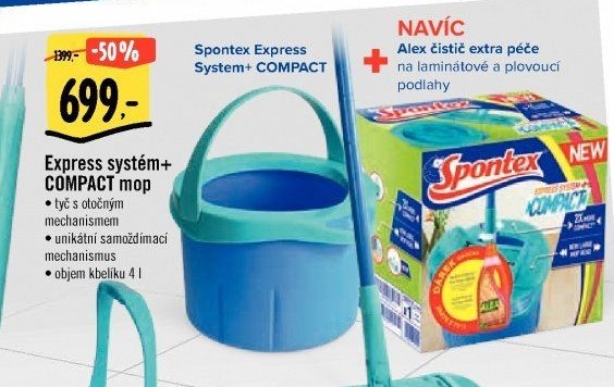 Mop set Express system+ Compact Spontex