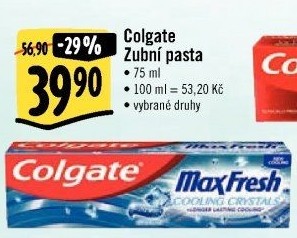 Pasty na zuby Colgate