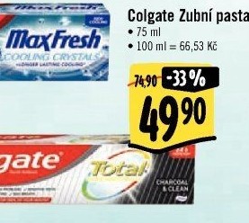 Pasty na zuby Colgate
