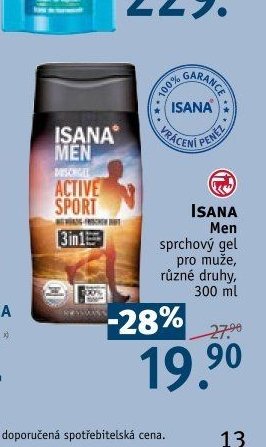 ISANA Men sprchový gel