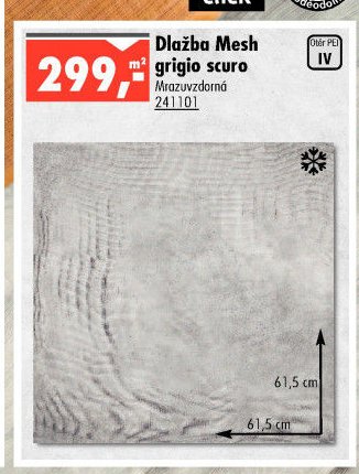 Dlažba Mesh grigio scuro - UNI HOBBY akcniletaky.com