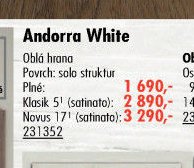 Dveře Andorra White (Plné) - UNI HOBBY akcniletaky.com