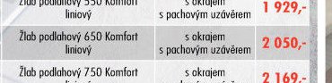 Žlab podlahový Komfort 650 - UNI HOBBY akcniletaky.com