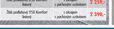 Žlab podlahový Komfort 950 - UNI HOBBY akcniletaky.com