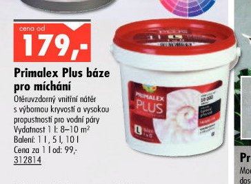 Primalex Plus báze pro míchání - UNI HOBBY akcniletaky.com