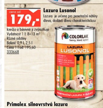 Lazura Lusonol - UNI HOBBY akcniletaky.com