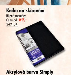 Kniha na skicování - UNI HOBBY akcniletaky.com