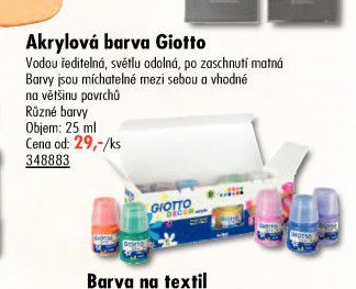 Akrylová barva Giotto - UNI HOBBY akcniletaky.com