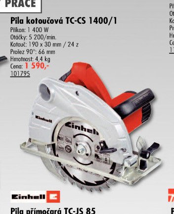 Pila kotoučová TC-CS 1400/1 - UNI HOBBY akcniletaky.com