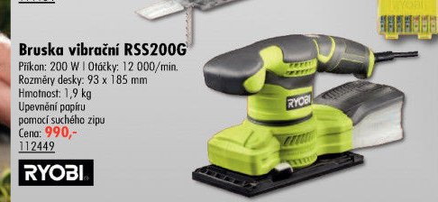Bruska vibrační RSS200G - UNI HOBBY akcniletaky.com