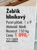 Žebřík hliníkový 1 x 9 - UNI HOBBY akcniletaky.com