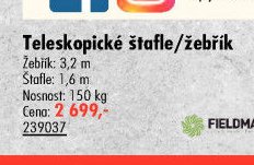 Teleskopické štafle/žebřík - UNI HOBBY akcniletaky.com