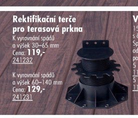 Rektifikační terče pro terasová prkna - UNI HOBBY akcniletaky.com
