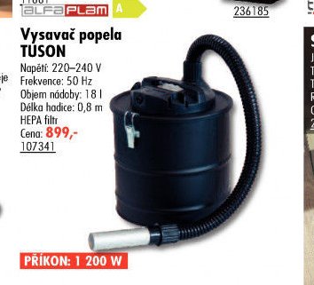 Vysavač popela TUSON - UNI HOBBY akcniletaky.com