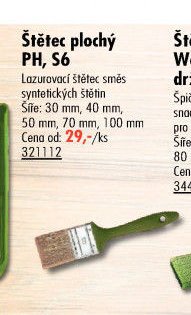 Štětec plochý PH, S6 - UNI HOBBY akcniletaky.com