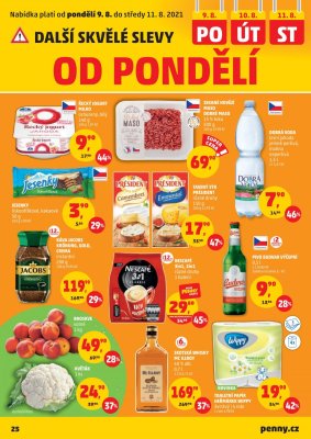 akční leták Penny Market 5.8.2021-11.8.2021