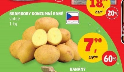 Brambory konzumní rané