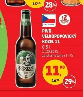 Pivo Velkopopovický Kozel 11