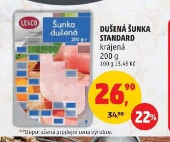 DUŠENÁ ŠUNKA STANDARD